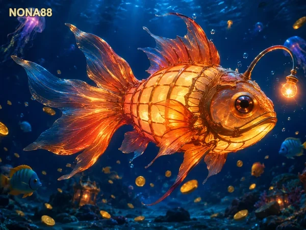 Nuansa visual halaman Jackpot Fishing